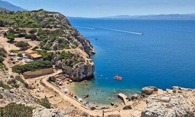 Loutraki Kayaking Tour Temple of Hera From Lake to Sea