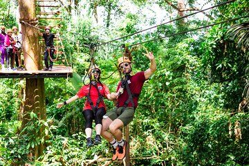 Khao Lak River Tubing Zipline and ATV Premium Combo