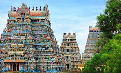 From Madurai Private Day Tour to Trichy, Tanjore& Chettinad