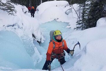Frozen Waterfall Climbing Adventure in the Yukon