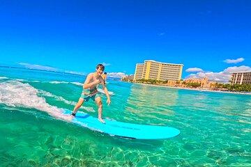 Waikiki Beginner Surfing lessons: Private, Group, & Family Option