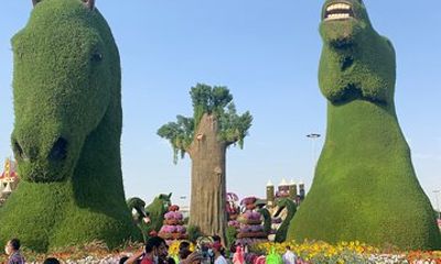 Miracle Garden Global Village with Transportation from Fujairah
