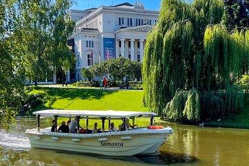Riga Canal and Daugava River Eco Boat Tour with Audio Guide