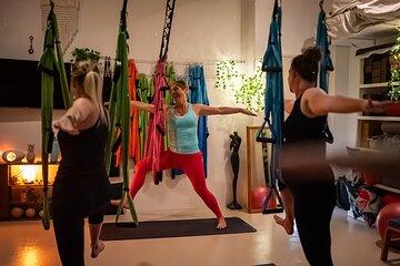 Aerial Yoga Float, Stretch and Relax on the Gold Coast