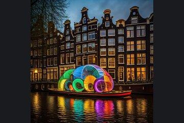 Amsterdam Light Festival Heated Cruise with Hot Drinks and Snacks