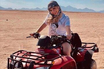 Hurghada: Exciting ATV Quad Safari & Camel Ride With Transfer