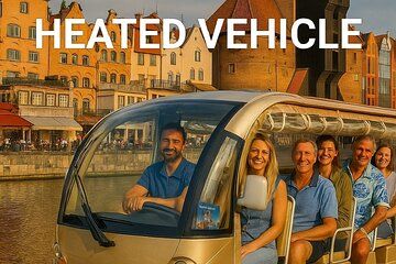 Gdansk: City Tour Sightseeing LIVE/AUDIO by Buggy Golf Cart