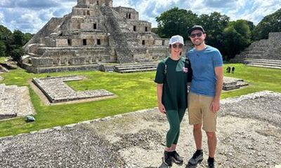 Visit to the archaeological site of Edzná + Ron