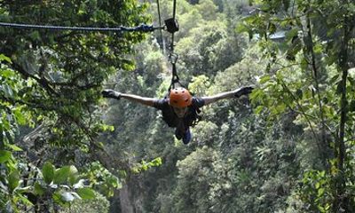 Zipline in Holy Water Baths