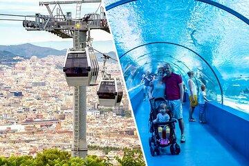 Montjuic Cable Car and Barcelona Aquarium Tickets