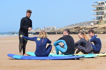 Surf Lesson Experience with a Multilingual Guided Beach Adventure