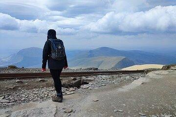 From Llandudno Snowdon Yr Wyddfa the Highest Mountain in Wales