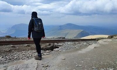 From Llandudno Snowdon Yr Wyddfa the Highest Mountain in Wales