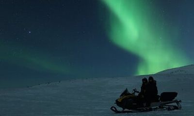 From Kiruna: Aurora Snowmobile Adventure