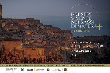 Tour in Van in the Sassi of Matera with entrance Living Nativity