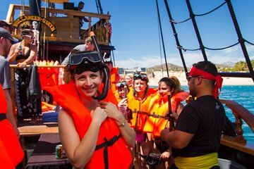 Pirate Hunt Breakfast or Lunch Snorkel Adventure in Cabo