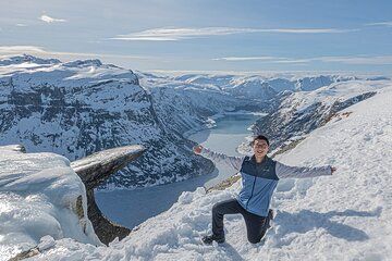 Trolltunga Winter Hike