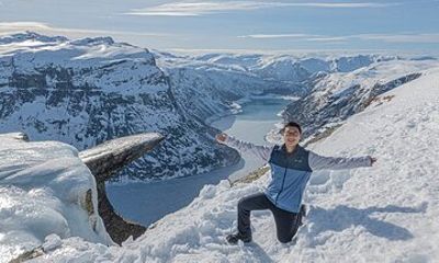 Trolltunga Winter Hike