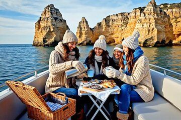 Private Algarve Sea Caves with Hot Chocolate (Winter Special)