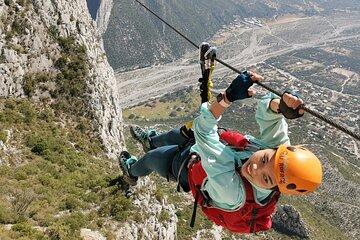 Via Ferrata Ruta Vertigo Rock Climbing and Zipline Adventure