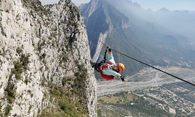 Via Ferrata Ruta Vertigo Rock Climbing and Zipline Adventure