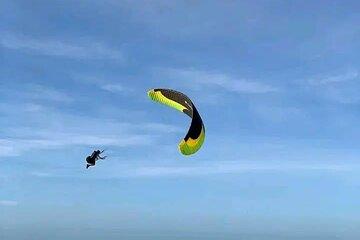 From Marrakech Paragliding over Atlas Mountains and Agafay Desert