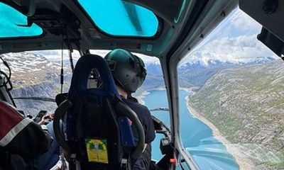 Helicopter and Fjords Sightseeing from Haugesund