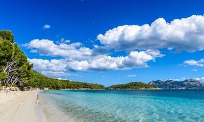 Formentor Beach and boat crossing