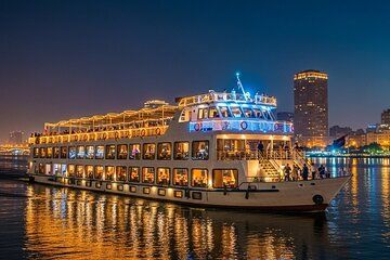 Premium Nile Dinner Cruise with Live Entertainment in Cairo