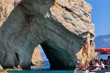 Full Day Zakynthos Semi Private Cruise From Katelios