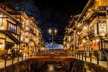 Yamadera and Ginzan Onsen Full Day Scenic Journey from Sendai