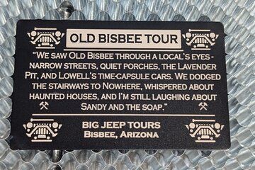 2 Hour Jeep Tour Keepsakes Old Bisbee Open Pits Lowell