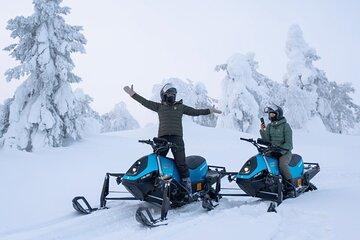 Electric Snowmobile Adventure in Northern Norway