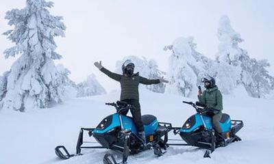 Electric Snowmobile Adventure in Northern Norway