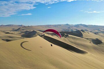 Paragliding over the Desert