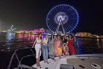 Dubai Marina Night Sharing Cruise on Majesty 50 -1h Experience