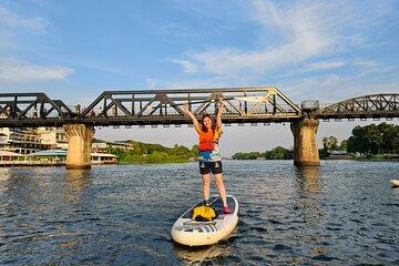 Stand Up Paddleboarding at River Kwai Kanchanaburi w Hotel Pickup