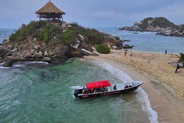 Cabo San Juan Beach Tour of Tayrona Park in Lancha