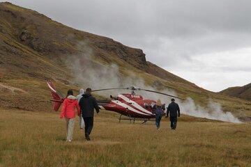 Geothermal Valley Helicopter Tour with Landing from Reykjavík