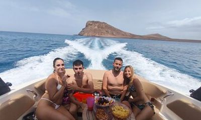 6H Intimate Cruise on VIP Motorboat at Cabo Verde Sal Santa Maria