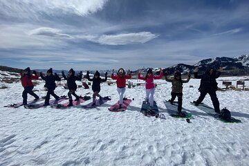 Winter Hike and Snowga Snow Yoga with Epic Views of Park City