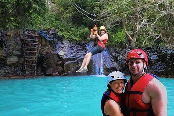 Puerto Plata: Tour Damajagua Waterfalls and Zip Line with Lunch