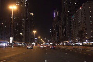 Dubai Night Drive Skyline Experience in a Premium Vehicle