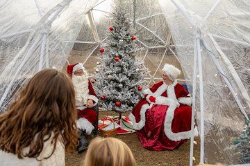 Santa Express Train First Class Granite State Railway