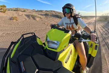 Adventure in vehicles terrain sandboarding the Dunes of Mogote