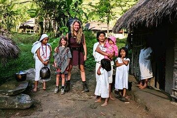 Minca Sunset Wiwa Experience with Campfire and Cocoa