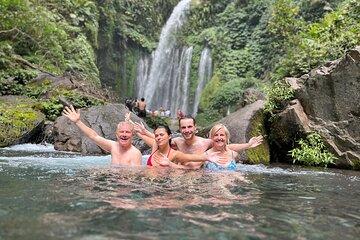 North Lombok : Waterfall, Traditional Village & Ricefield.