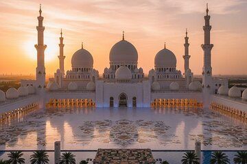Sun Set Abu Dhabi Mosque Private Tour