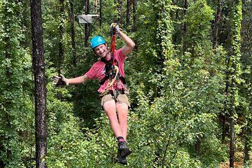 Zipline Canopy Tour and Climbing Wall Package