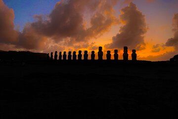 Sunrise in Ahu Tongariki The Moai Awakens